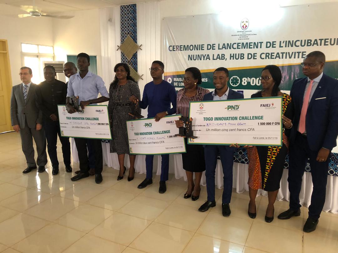 Laureats concours Nunya Lab