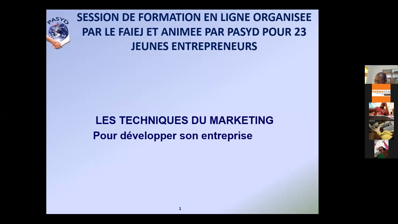 renforcement de capacités FAIEJ